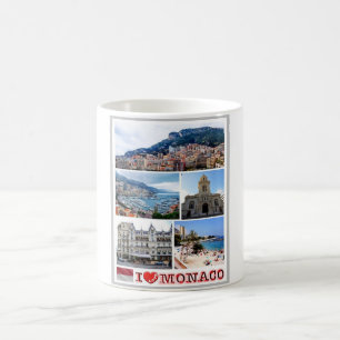 Monaco - I Love - Coffee Mug
