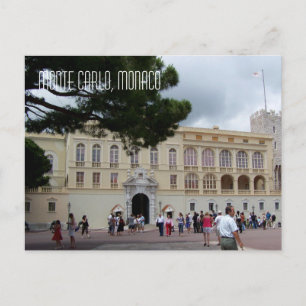 Monaco in Monte Carlo Famous Palace Landmark Postcard