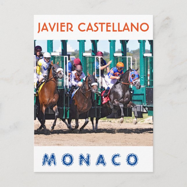 Monaco & Javier Castellano Postcard (Front)