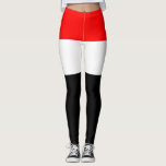 Monaco Leggings<br><div class="desc">Monaco flag colours</div>