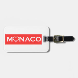 monaco luggage tag