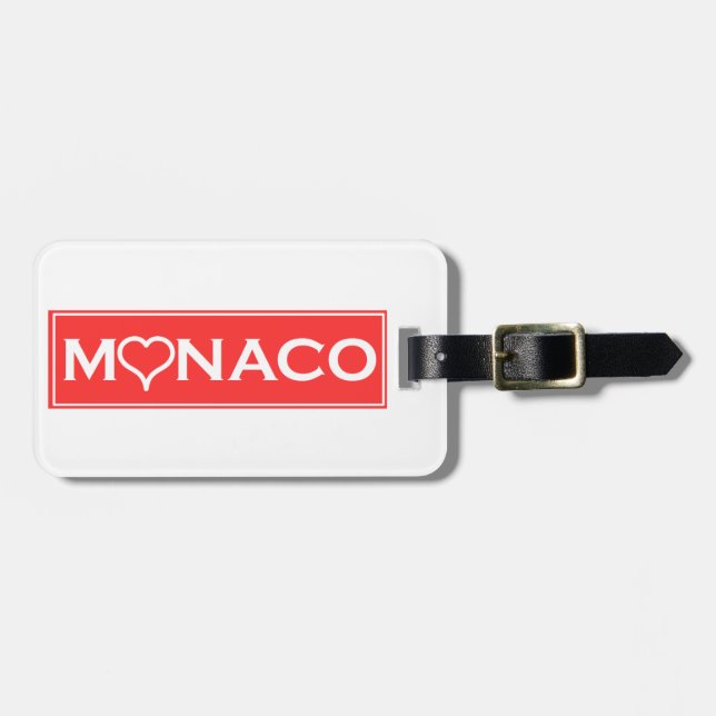 Monaco Luggage Tag (Front Horizontal)