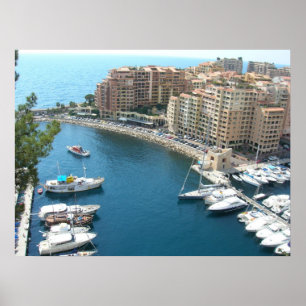 Monaco Marina and Condos Poster