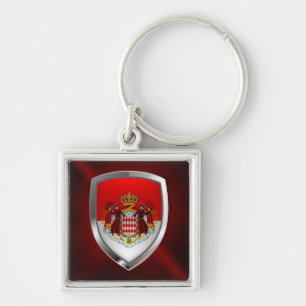 Monaco Metallic Emblem Key Ring