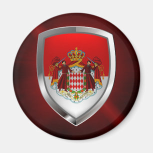 Monaco Metallic Emblem Magnet