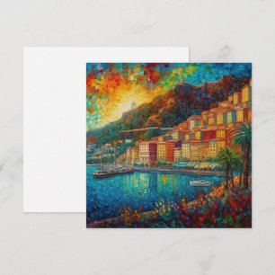 Monaco, Monte-Carlo Bay in van Gogh style