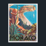 Monaco Monte Carlo France vintage Postcard<br><div class="desc">Monaco Monte Carlo France vintage Postcard</div>