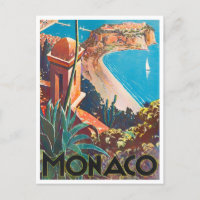 Monaco Monte Carlo France vintage