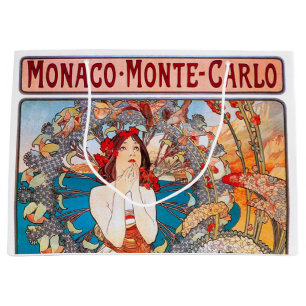 Monaco, Monte-Carlo, Mucha Large Gift Bag