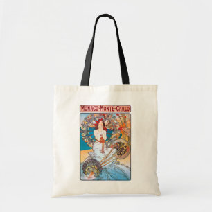 Monaco, Monte-Carlo, Mucha Tote Bag