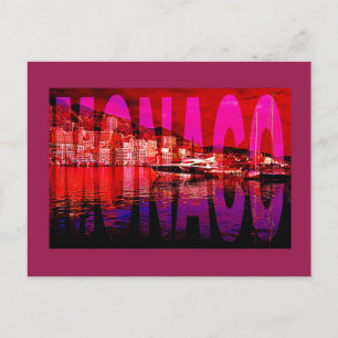 monaco monte carlo postcard