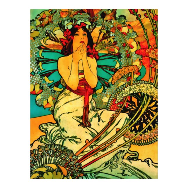 Monaco Monte Carlo Poster by Alphonse Mucha (Front)