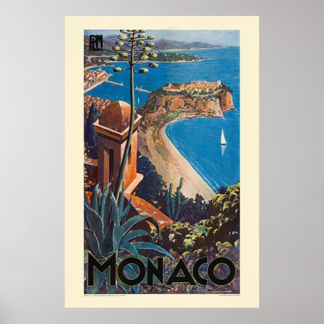 Monaco PLM Vintage Poster 1925 (Front)