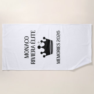 Monaco Riviera Elite 2026 Luxury Beach Towel
