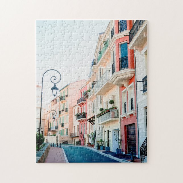 Monaco Street Jigsaw Puzzle (Vertical)