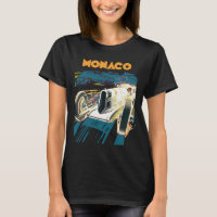 Monaco Vintage Racing Car Blue Travel