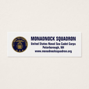 Monadnock Squadron Gold Recruiting Cards