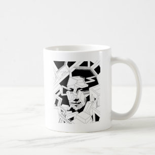 Monalisa face coffee mug