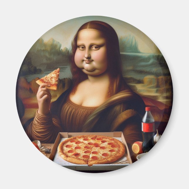 MonaLisa fat Magnet (Front)