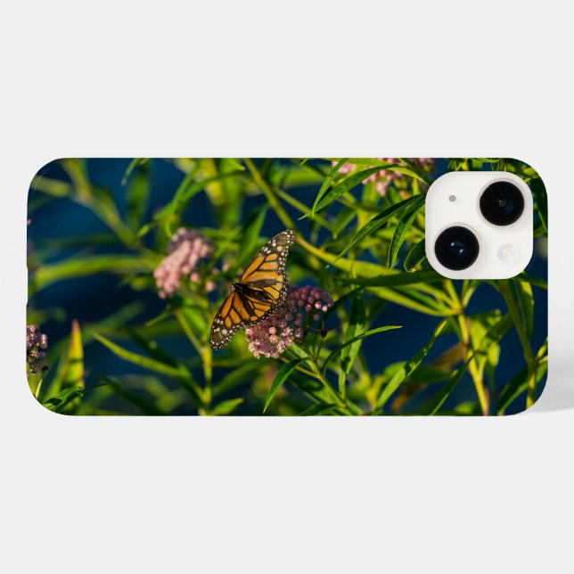 Monarch And Milkweed iPhone Case (Back (Horizontal))