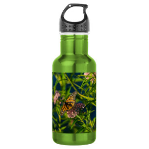 Monarch And Milkweed Stainless Steel Water Bottle