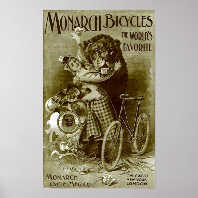 Monarch Bicycles Poster (Front)