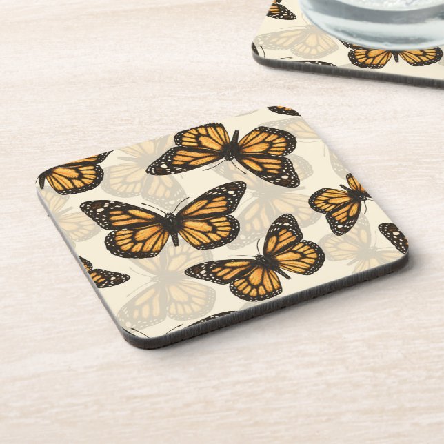 Monarch butterfles coaster (Left Side)