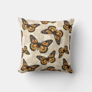 Monarch butterfles cushion