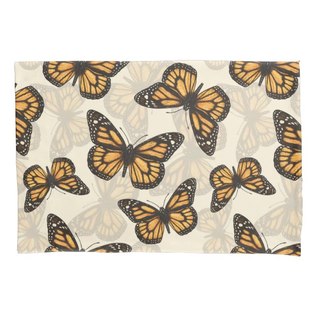 Monarch butterfles pillowcase (Front)
