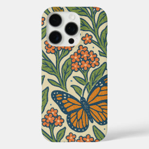 Monarch Butterflies and Milkweed Flowers           iPhone 16 Pro Case
