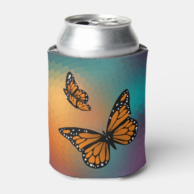 MONARCH BUTTERFLIES CAN COOLER (Can Front)