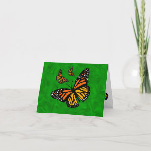 Monarch Butterflies Card