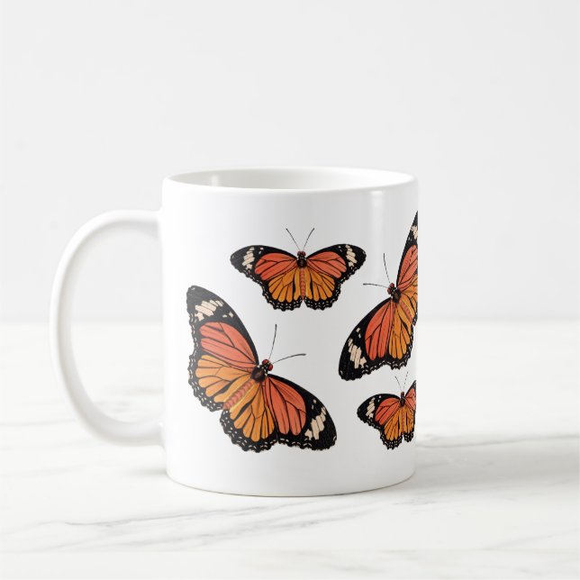 Monarch Butterflies Classic Mug (Left)