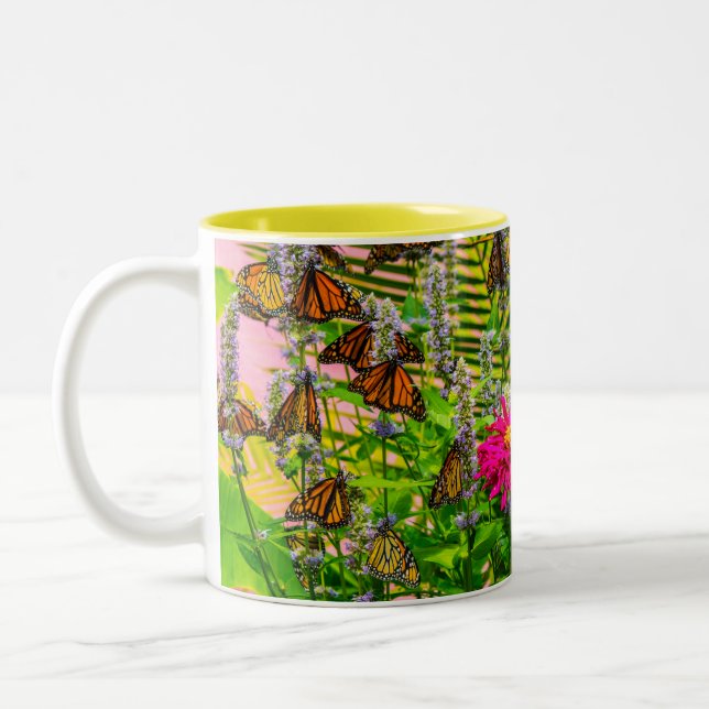 Monarch Butterflies Coffee Mug (Left)