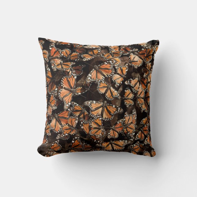 Monarch Butterflies Cushion (Front)