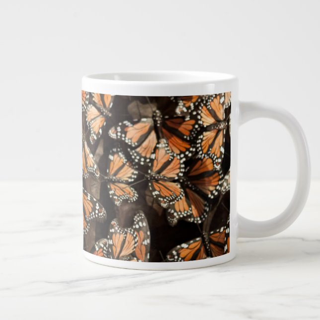 Monarch Butterflies Large Coffee Mug (Right)