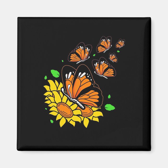 Monarch Butterflies Magnet (Front)