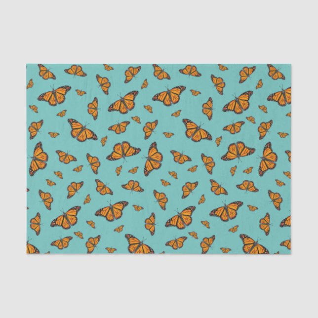 Monarch butterflies  tissue paper (Front)