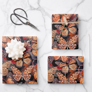 Monarch Butterflies Wrapping Paper Sheet