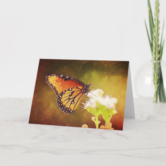 Monarch Butterfly 1 Scripture Card Psalm 73:28 (Front)