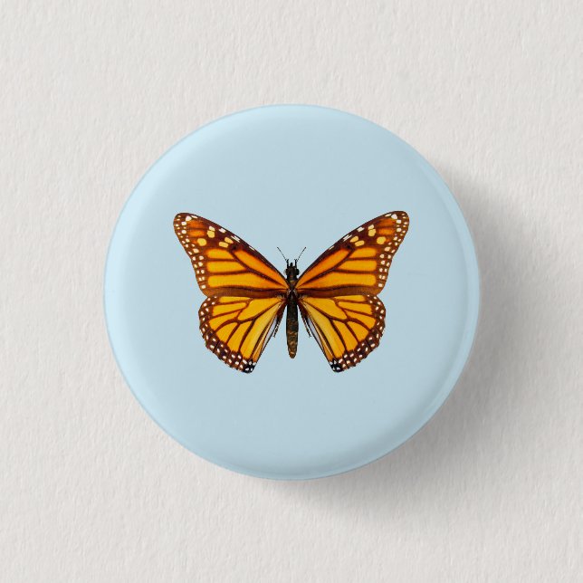 Monarch Butterfly 3 Cm Round Badge (Front)
