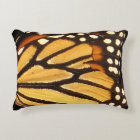 Monarch Butterfly Abstract Accent Pillow