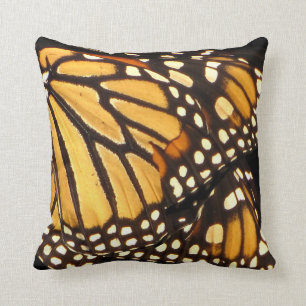Monarch Butterfly Abstract Cushion