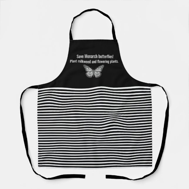 Monarch butterfly All-Over Print Apron (Front)