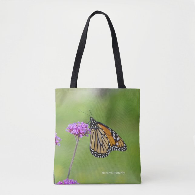 Monarch Butterfly all over tote bag (Front)