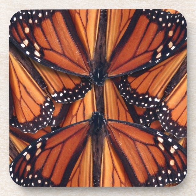 monarch butterfly art coaster (Front)