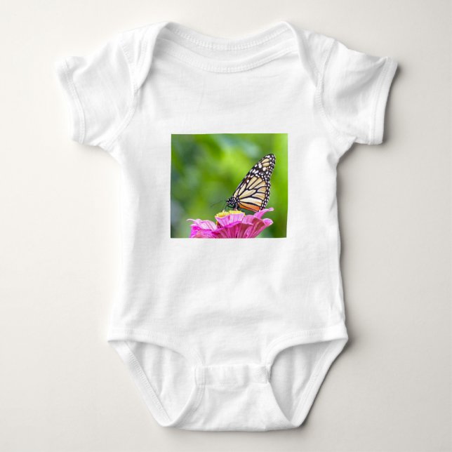 Monarch Butterfly Baby Bodysuit (Front)