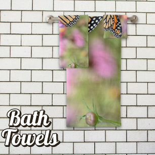 Monarch Butterfly Bath Towel Set