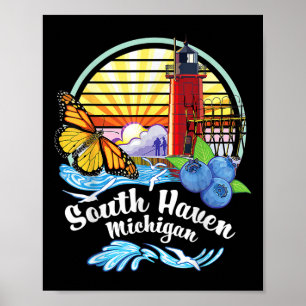 Monarch Butterfly Beach - South Haven Michigan Lig Poster