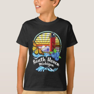 Monarch Butterfly Beach - South Haven Michigan Lig T-Shirt
